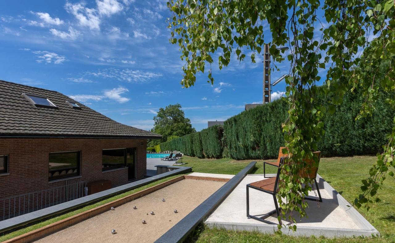 Luxueuse Et Spacieuse Villa Avec Sauna Et Piscine Malmedy Kültér fotó